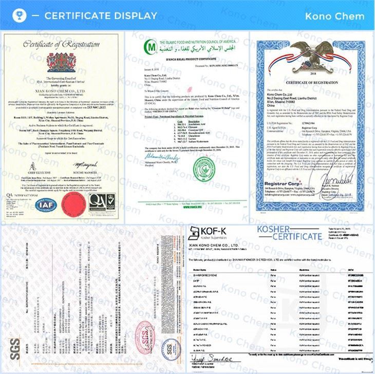 Certificates Of Potassium Sorbate Powder 24634-61-5